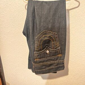 True Religion Dark Blue Straight Jeans